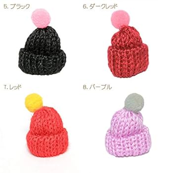 Amazon | ミニニット帽 [002-10.グレー ] 帽子 ハンドメイド